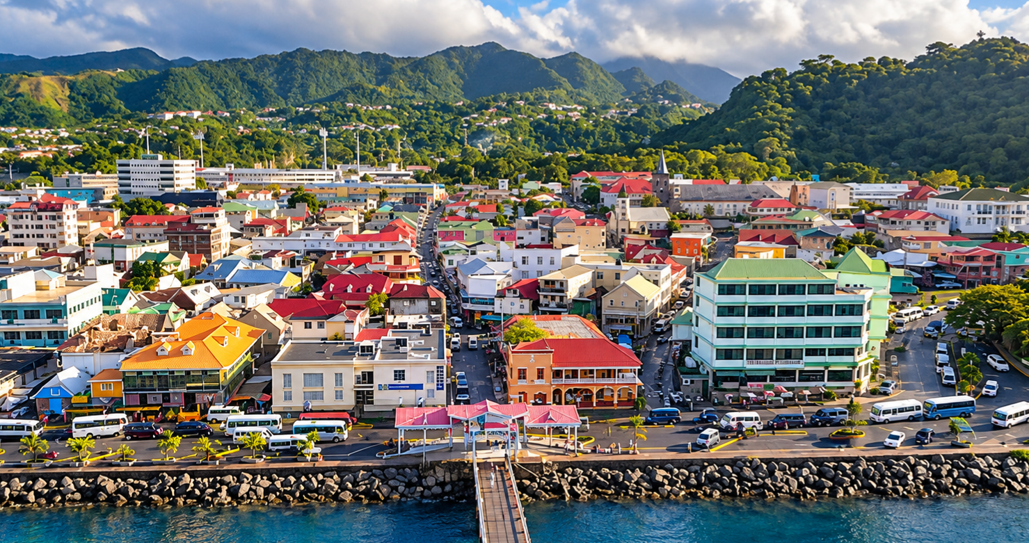 Authentic Roseau Waterfront and Caribbean Capital, Dominica